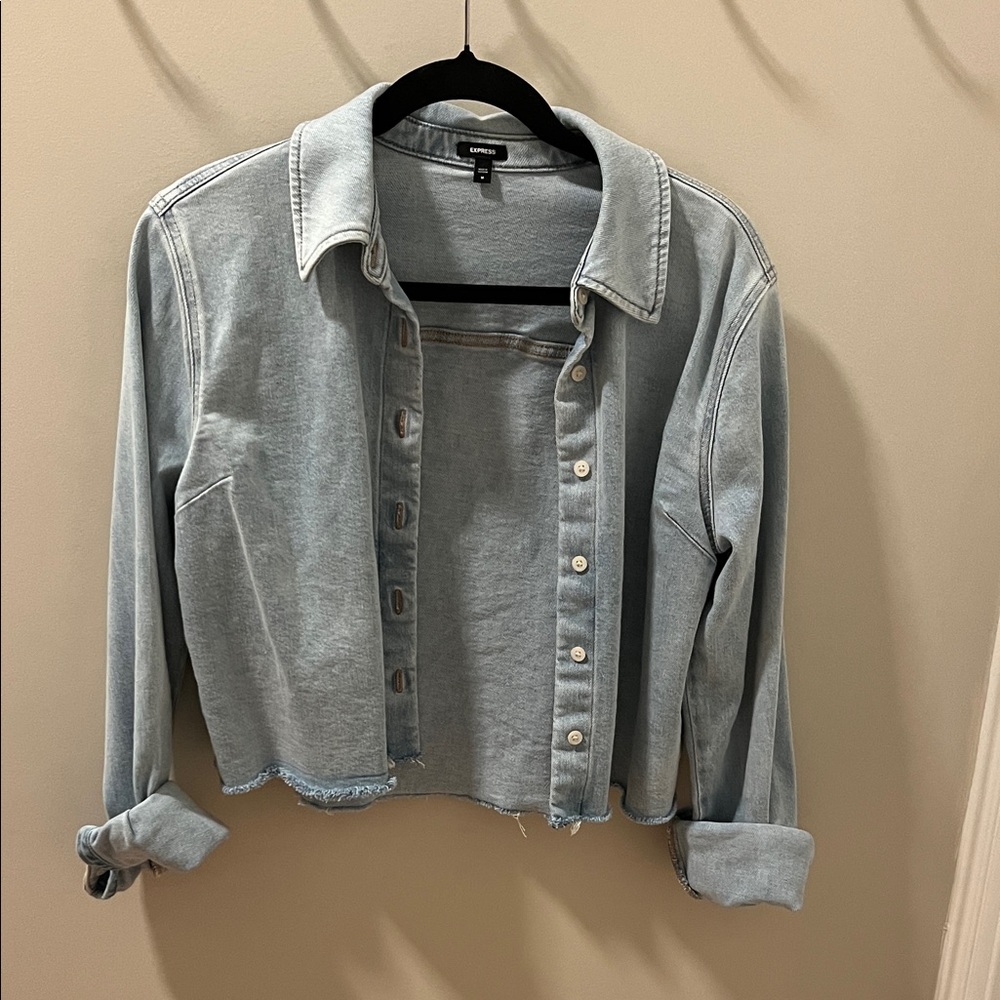 Express Light Blue Denim Jacket